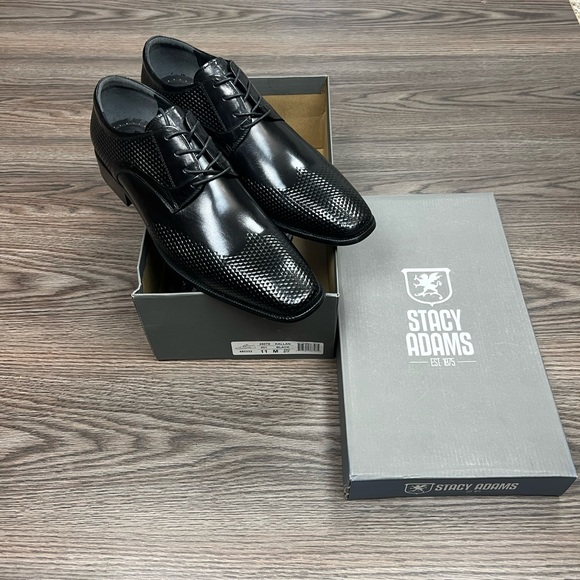 NEW Stacy Adams Black Wingtip Oxfords 11 M main image 4